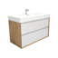 Ensemble de meuble-lavabo mural simple l 42 po Jaymarion-29947098