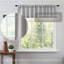 Cantonnière en toile de jute gris tourterelle-1035404455