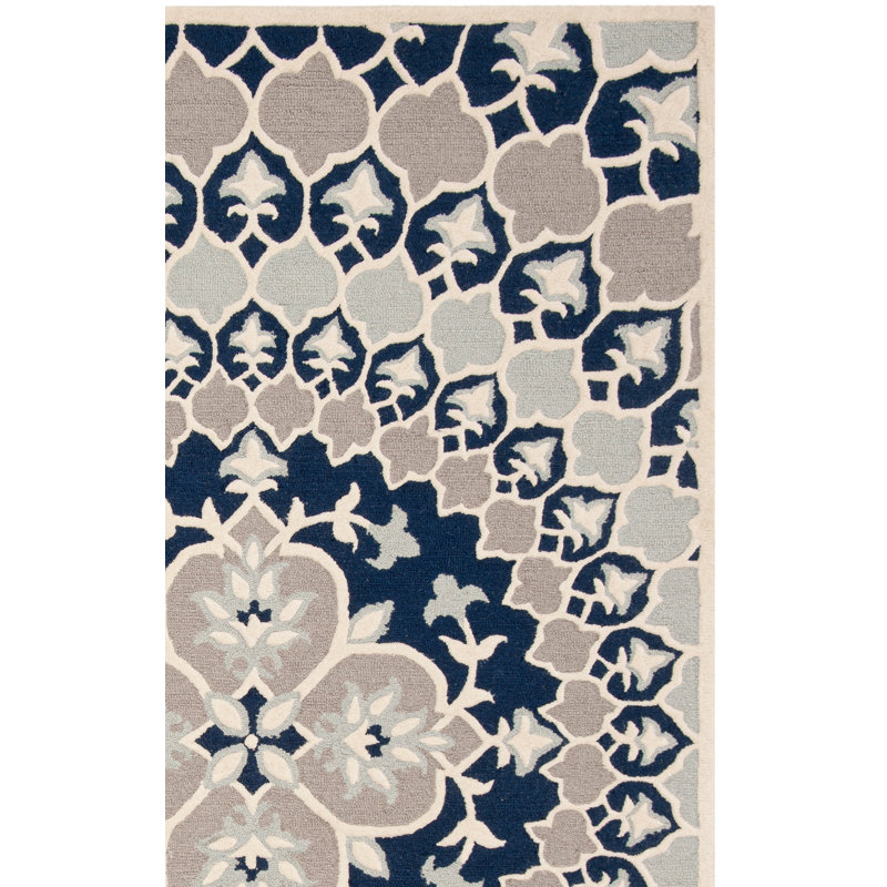 Tapis en laine touffeté à la main Miu, Rectangle 8 pi x 10 pi