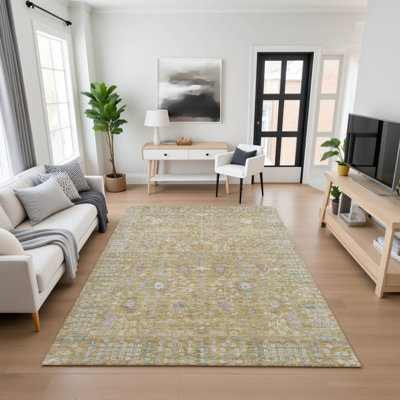 Premium Machine Washable Mayfield AMF2231 Global Rug