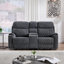 Causeuse inclinable 75,7 po avec console centrale-181464069