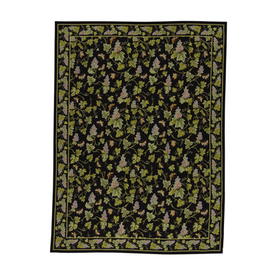 Handmade Wool Floral Area Rug