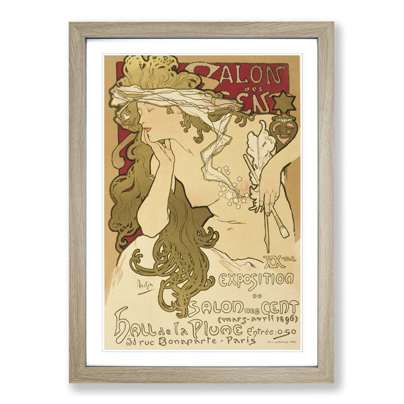 Single Picture Frame Print, Oak