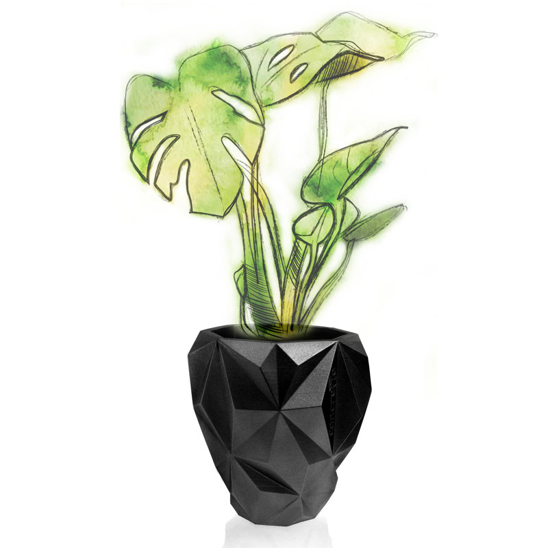 Handmade Pot Planter, Black