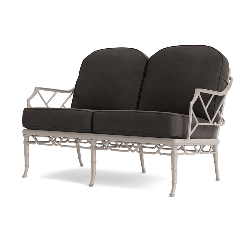 Calcutta Outdoor 2 - Seat Loveseat, Fusion Charcoal, Dove