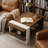 Aelwen 31" Modern 2-Tier Coffee Table with Geometric Frame-502678140