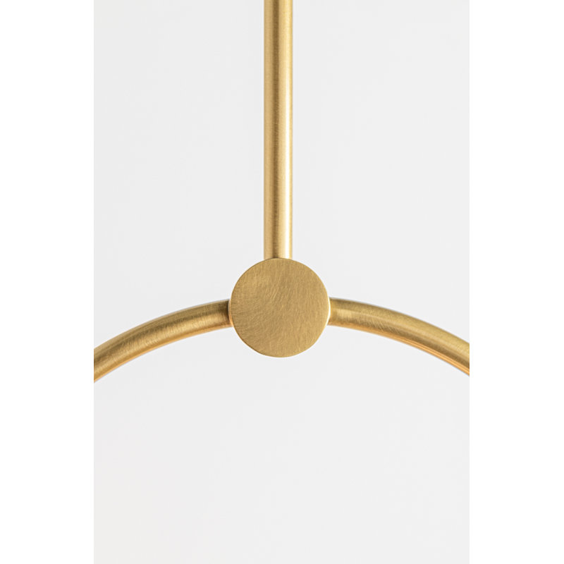 Rae 4 - Light Shaded Pendant, Polished Nickel