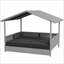 Lit pour animal de compagnie, niche pour chien en rotin