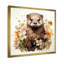 Loutre brune dans un pré fleuri II - loutre, art mural-1561318239-1561318229