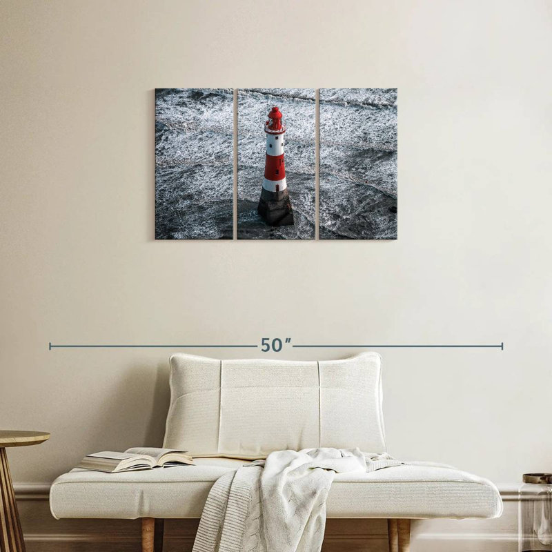 Lilie Beachy Head lighthouse, 20" H x 33" W