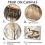 Oie d'automne par le lac en bois I - oie, art mural-1162021849-1162021854-1162021855