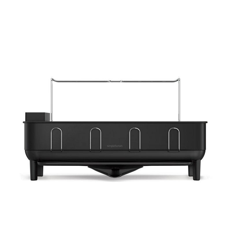 Simplehuman Steel Frame Dishrack, Matte Black