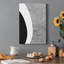 «Black & White Abstract II», reproduction sur toile tendue-2009090097