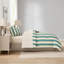 Ensemble d'édredon à lit rayé 5 pièces avec draps et taie d'oreiller Nestl-128727128-128727135
