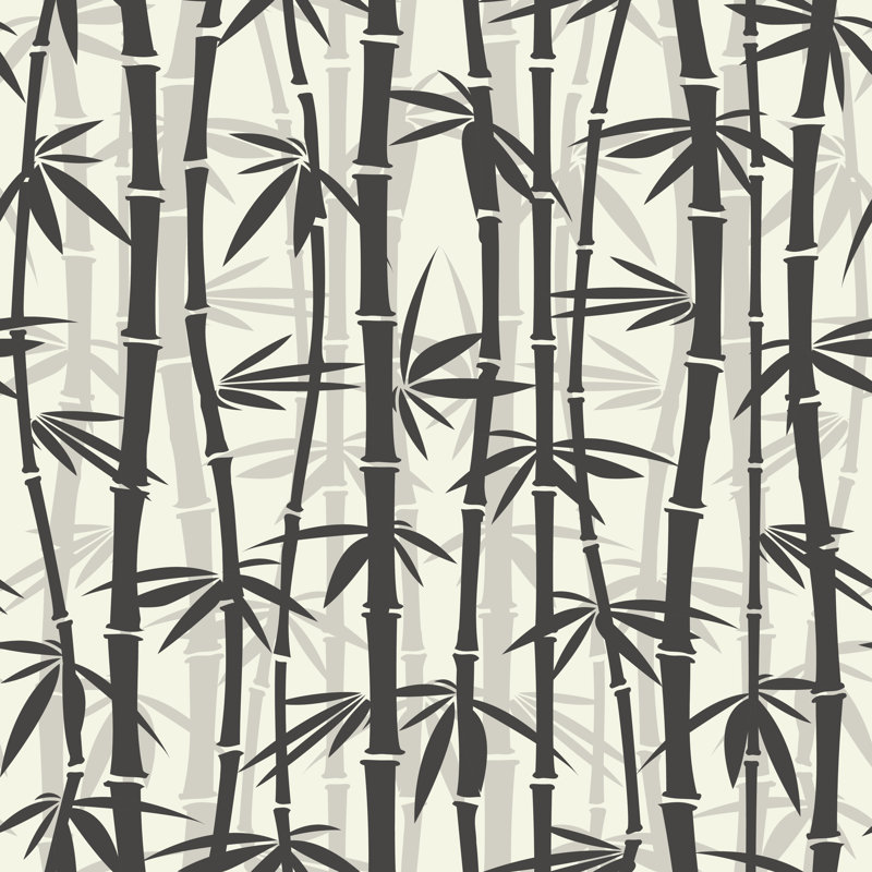 Arxhira Arxhira Bamboo - Wrapped Canvas Print, 30cm H x 30cm W x 3.8cm D