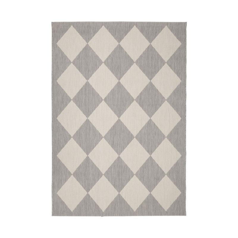 Geometric Hand Tufted Area Rug, Rectangle 160 x 230 cm