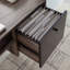 Bureau, finition grise