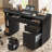 57.9" W Mid-Century Modern Executive Desk-1790109478
