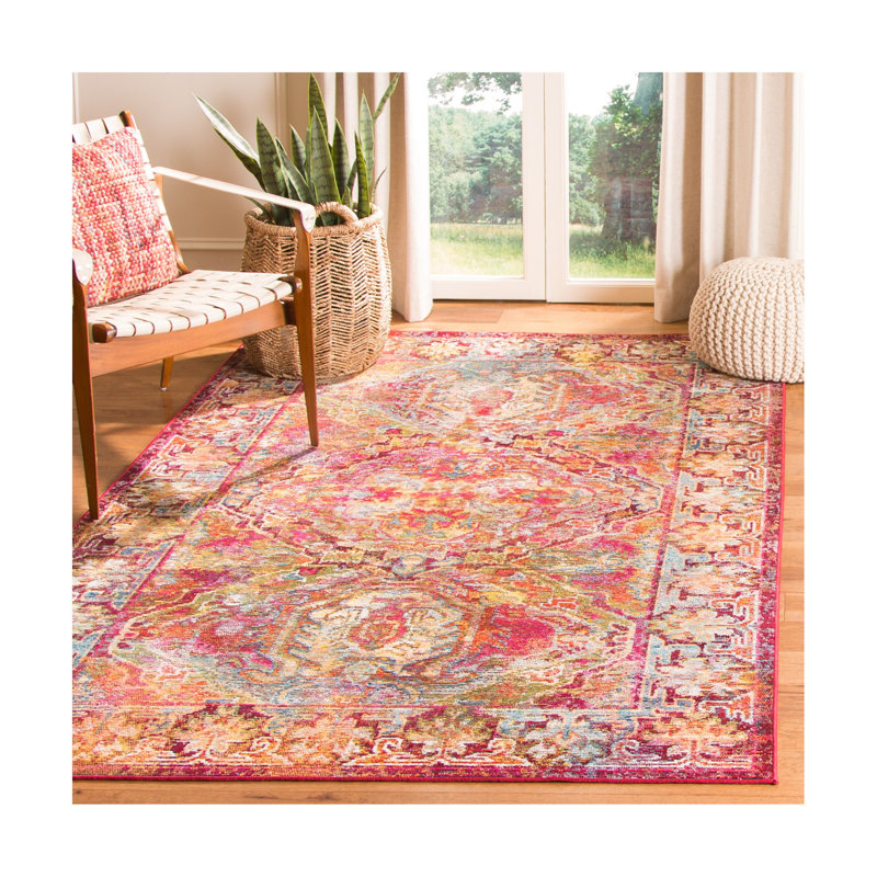 Lavine Crystal Performance Oriental Rug, Rectangle 6'7" x 9'2"