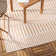TOMMY BAHAMA Poolside Offset Stripe Indoor Outdoor Area Rug Ivory/Orange