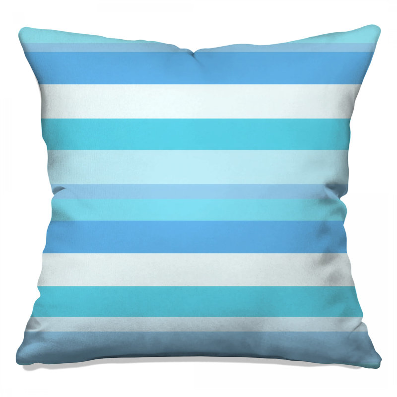Stripes Throw Pillow, Pattern Double Sided Pillows, 16 x 16 inches