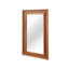 Miroir décoratif en bois massif de style jaunâtre rectangulaire de 20 po x 30 po, pour maison de campagne, salle de bain, décoration intérieure, vestibule-1034998788-1034998791