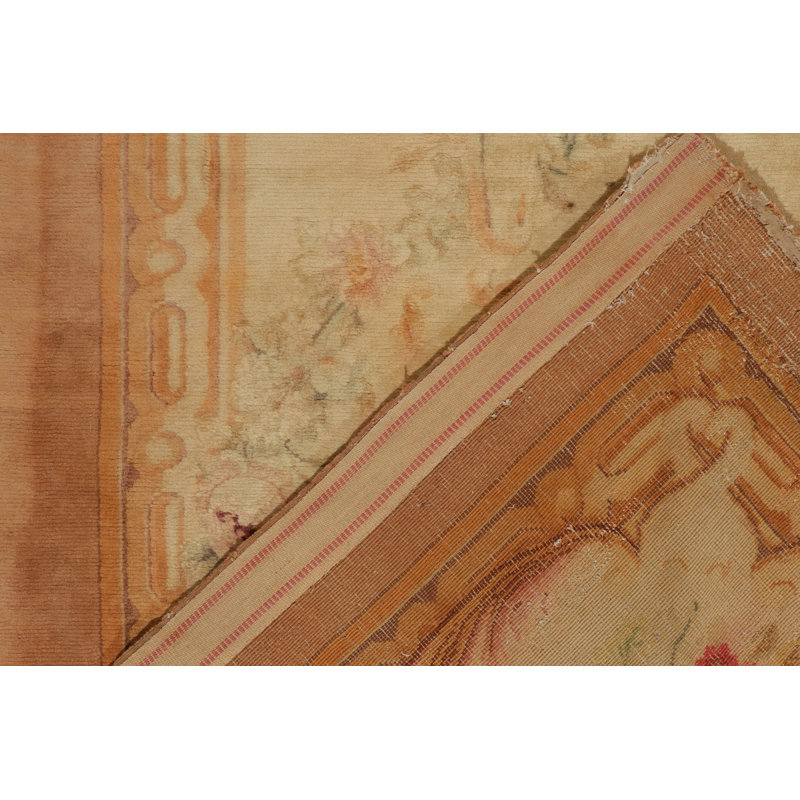 Hand Knotted Wool Floral Area Rug