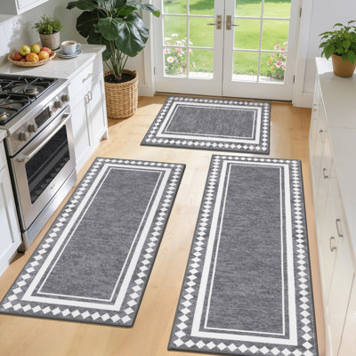Ensemble de 3 tapis de cuisine Elegant