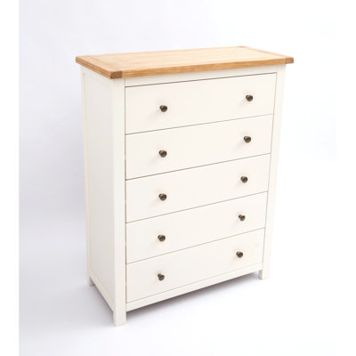 Hendrix 90cm W 5 - Drawer Chest of Drawers