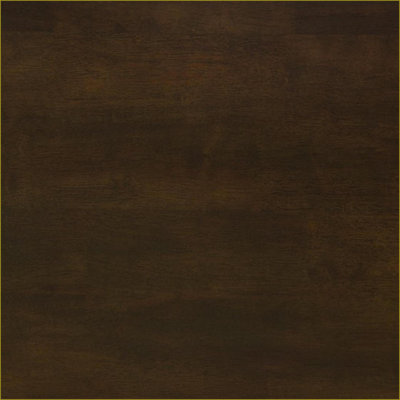 Table basse côtière brun foncé avec 2 tiroirs cannelés - Rangement pour le salon