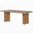 63" Farmhouse Executive Desk – Vintage Wood Computer Workstation With Thickened Tabletop, Large Writing & Conference Table-787008938