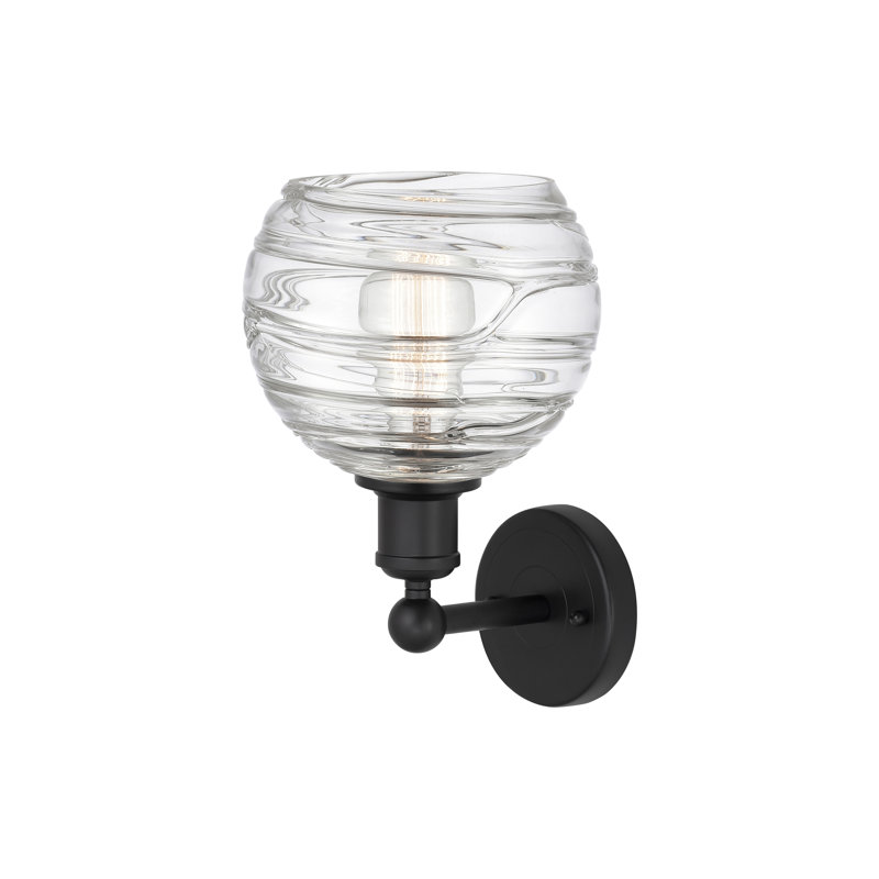 Essex Armed Sconce, Matte Black