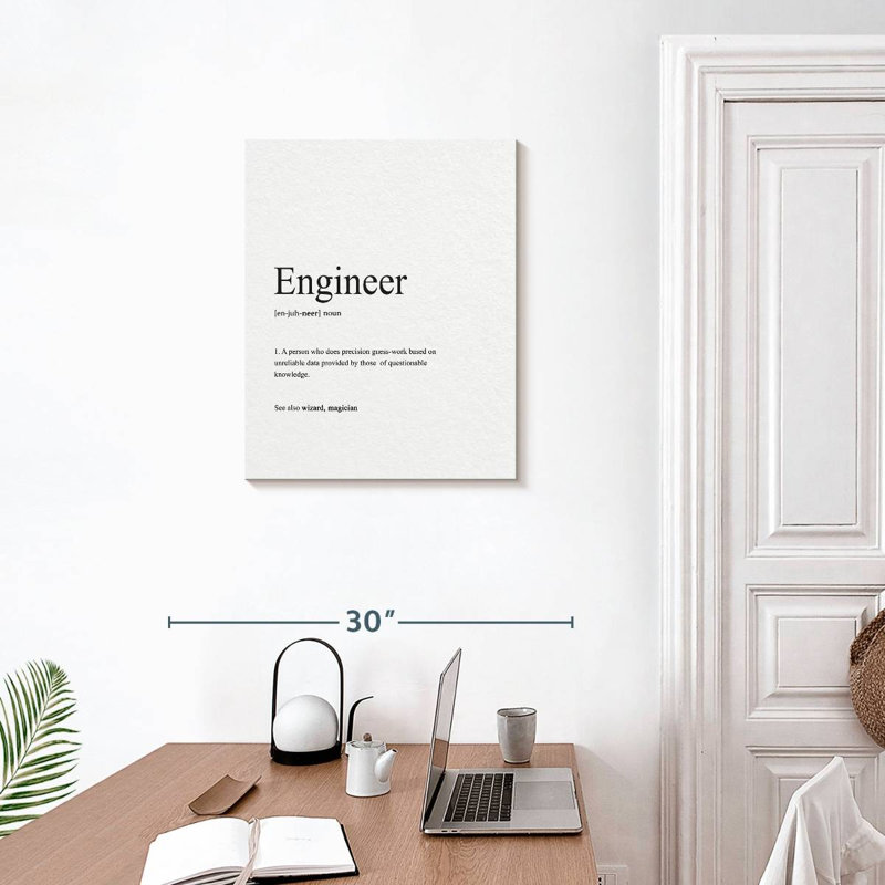 " Engineer Connotation " Print, 25" H x 20" W