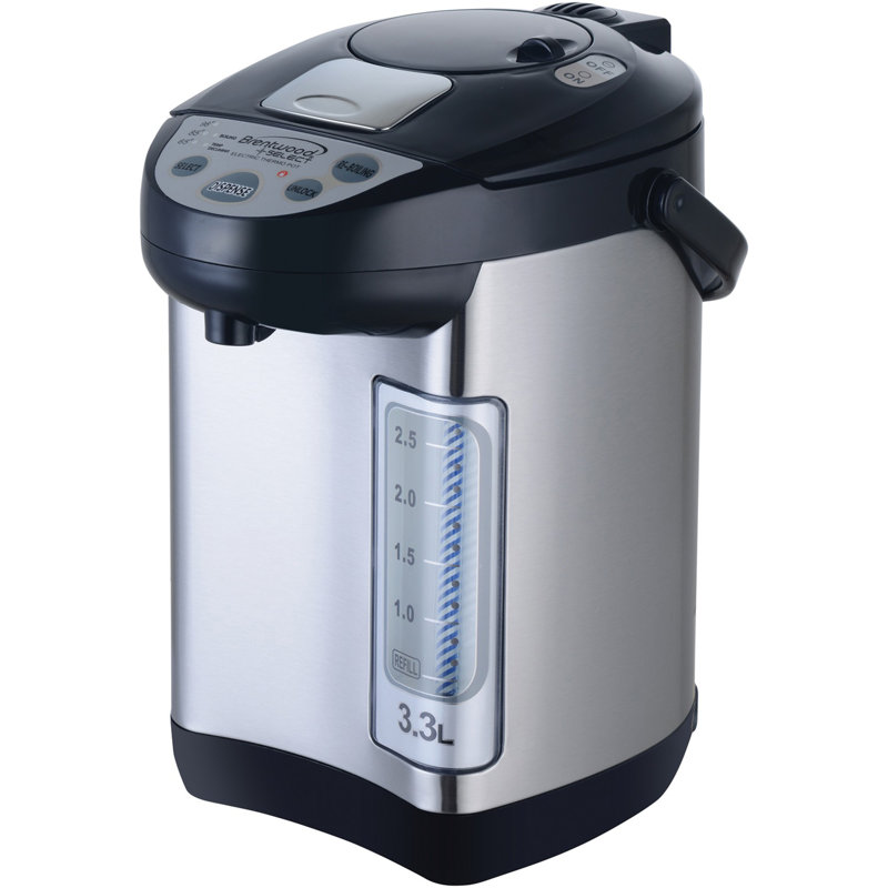 Bouilloire électrique en acier inoxydable, 4,23 qt