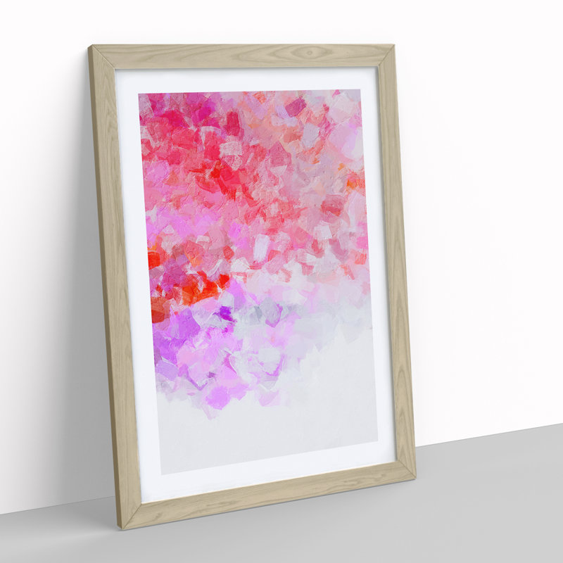 Wind Of Change Abstract - Single Picture Frame Print, 46cm H x 34cm W x 2cm D, Oak Framed