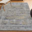 Tapis gris / moutarde Sarok-321145737