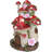 LED Light Up Enchanted Fairy Garden Toadstool Mushrooms Cottage House Figurine