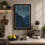 Rain on Mountains Japandi - Wrapped Canvas-1631936292-1631936294