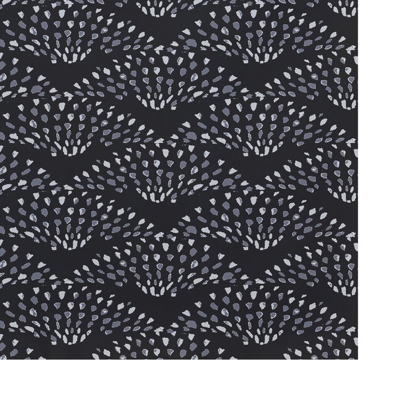 Ladwig Polyester Abstract Rectangle Placemat, Black