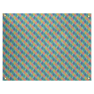 Tapisserie «Avicia Retro Diamonds» par Katelyn Elizabeth