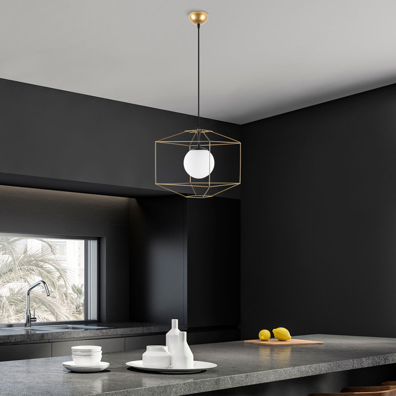 Luminaire suspendu géométrique 1 lumière