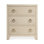 Bar Harbor Raffia 3 Drawer Nightstand