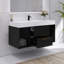 Meuble-lavabo mural 39 po avec lavabo en céramique-570969920