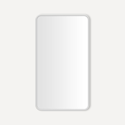 Round Corner Metal Mirror