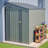 4x7 Foot Lean-To Shed in Olive grey