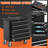 Heavy-duty Tool Cart & Worktable With 5 Drawers, Locking Casters, And Non-slip Mat-107119214