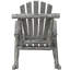 Chaise berçante en bois de sapin durable pour patio et jardin, conception ergonomique avec mouvement de balancement en douceur-640177047