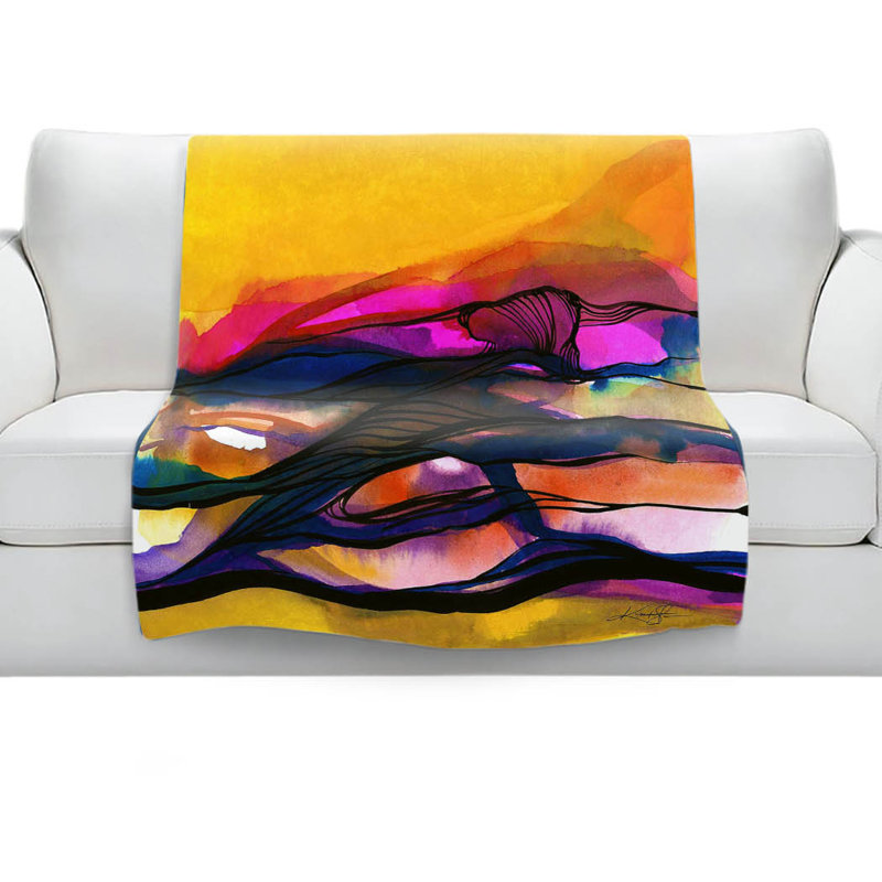 Couverture sherpa xxvi doux abstraction, l 51 po x L 60 po