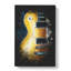 Aged Electric Guitar - Wrapped Canvas Painting-56638924