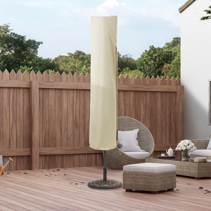 Outdoor Patio Umbrella Cover, Beige